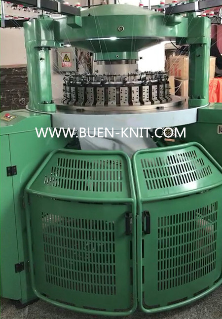 High speed circular knitting machine for chainette cords