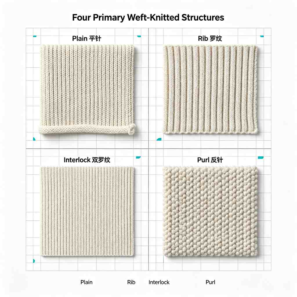 circular knitting machine fabrics